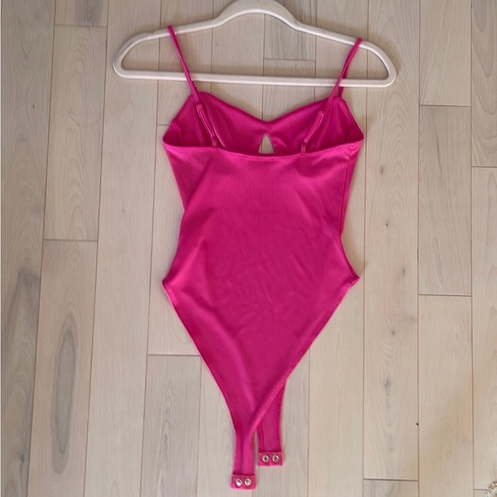 Forever 21 Pink Ribbed Bodysuit - Picture 7 of 7